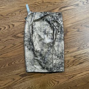 Tart Gold Foil adjustable slit skirt